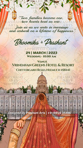 BG-005 | Start Your Forever Story with Unforgettable Indian Wedding Invitations